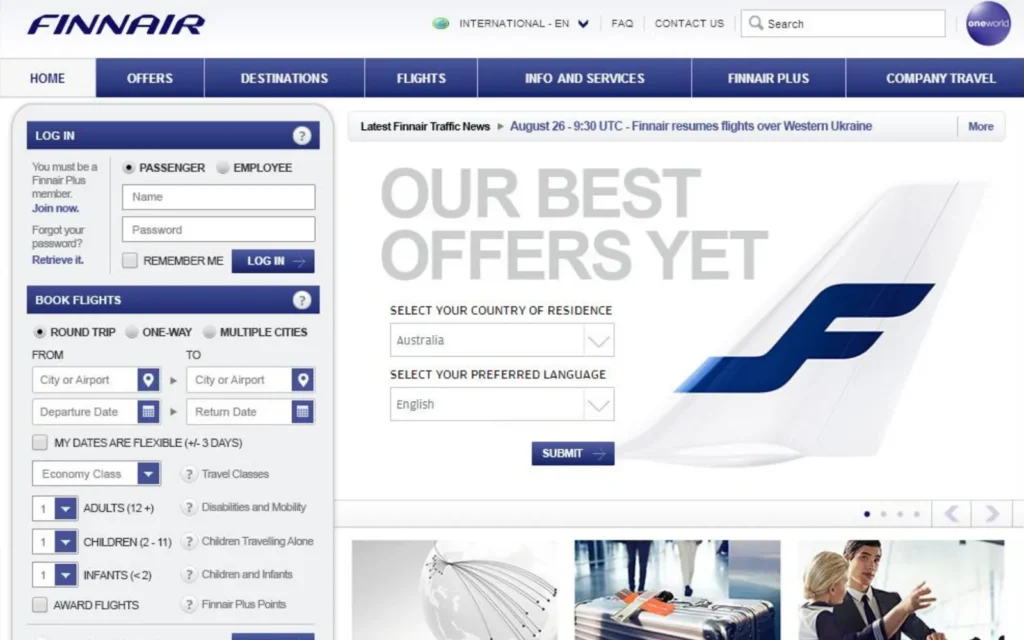Finnair UX Analysis teaser image