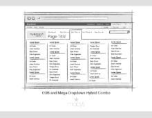 Portal Mega-Menu Wireframes (SP2013)